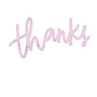 Pink Thank You Sticker