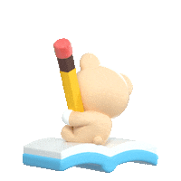 Back To School 3D Sticker by Pink&Ven