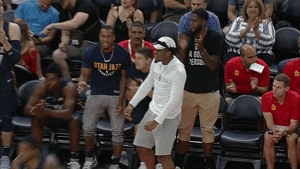 flexing lets go GIF by NBA