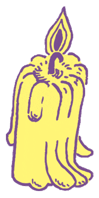 Make A Wish Burn Sticker by Alcove Studio