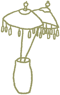 VabaliSpa wellness spa sauna parasol Sticker