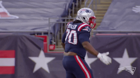 Adam Butler Reaction GIF by New England Patriots