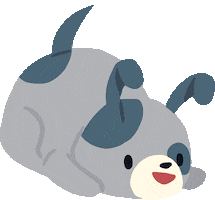 Dog Waiting Sticker by Cubcoats
