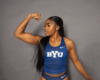 Muscles Kiss GIF by BYU Cougars