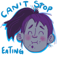 Krisdis fun drink wine eat Sticker