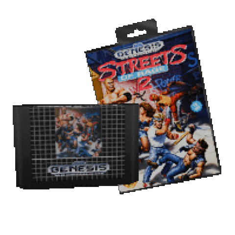 VanDammaged giphyupload sega genesis low poly Sticker