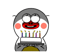 Birthday Horror Sticker by kwaesam