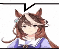 Speech Bubble Umamusume GIF