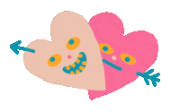 Heart Love Sticker by Cinta Hosta