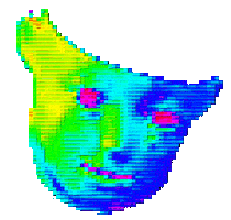 Art Face Sticker by badblueprints