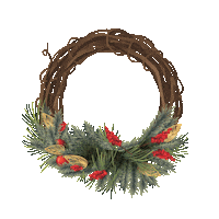 Christmas Garland Sticker by PLUS BRAND