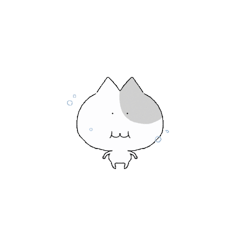 gowoonday giphyupload cat water diving Sticker