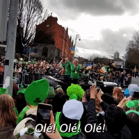 Thousands Line Streets of Dublin for St Patrick's