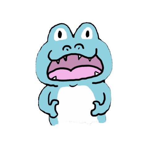 ワニ Sticker by fitsallgym24h