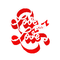 In Love Rainbow Sticker