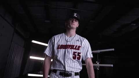 University Of Louisville Baseball GIF by Louisville Cardinals