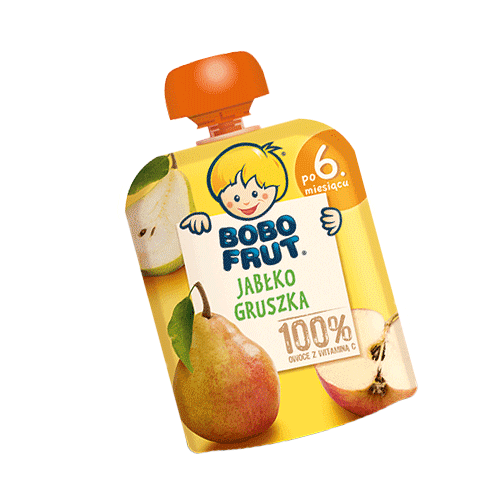 Owoce Bobofrut Sticker by Nestlé Baby & Me Polska