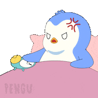Angry Good Morning Sticker by Pudgy Penguins