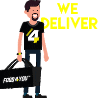 Deliver To Go Sticker by Food4YouApp
