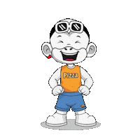 Pizza Time Sticker by Zhot