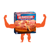 Hungry American Sticker by Dr Oetker NL