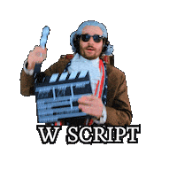 Plot Twist Movie Script Sticker