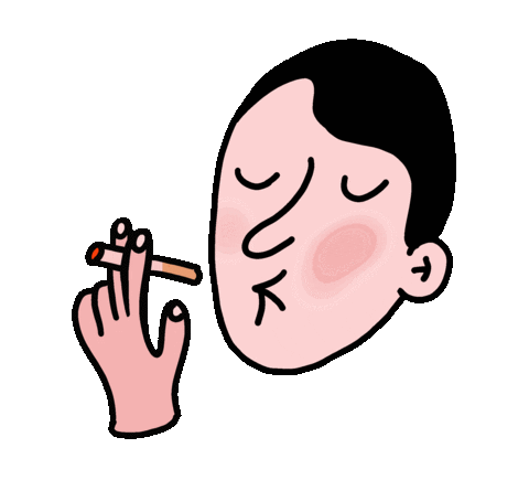 Smoke Smoking Sticker by Clarin