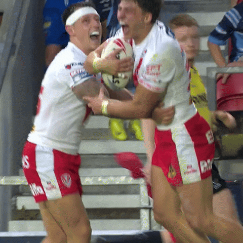 Celebrate Rugby League GIF by St.Helens R.F.C