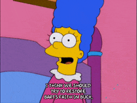 happy marge simpson GIF