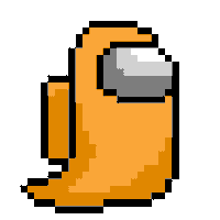 Sad Orange Sticker