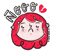 lachicaclau_ no sad aww triste Sticker