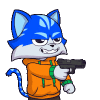 Bang Bang Cat Sticker by Toshithecat