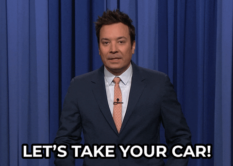 Car GIF by The Tonight Show Starring Jimmy Fallon