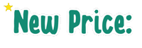 Newprice Sticker by Decorating Outlet