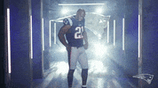 Flexing Duron Harmon GIF by New England Patriots