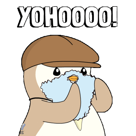 Im Back Its Me Sticker by Pudgy Penguins