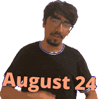 August 24 Sticker