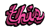 This Is It Text Sticker