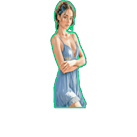 Girl Shatter Sticker by Tasha Zima