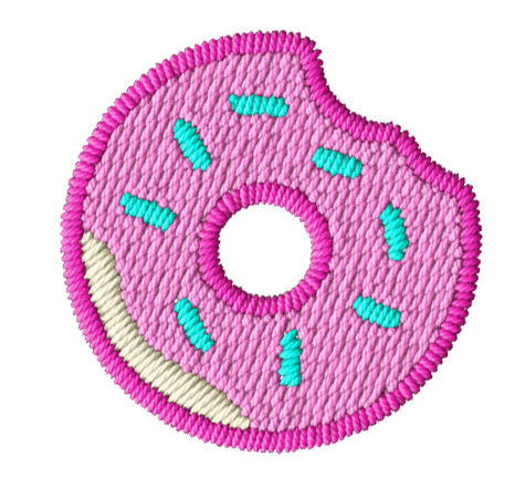 Pink Donut Sticker