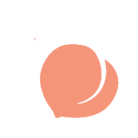 Georgia Peach Sticker by Pearson Farm