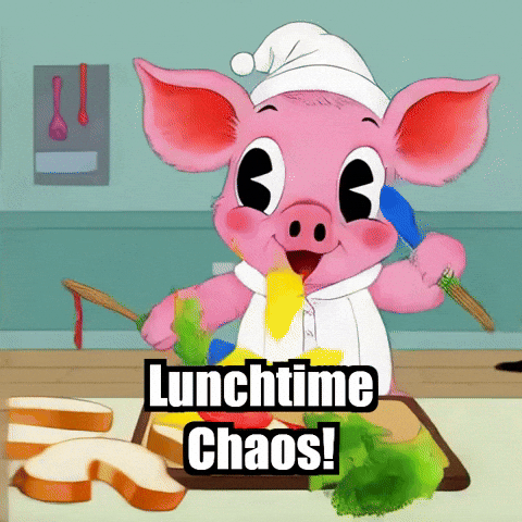 Lunch Kitchen GIF by The Pigasso
