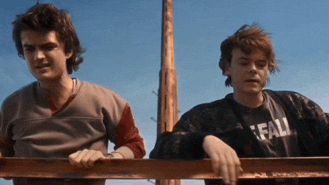 Awkward Stranger Things GIF