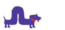 Sausage Dog Sticker