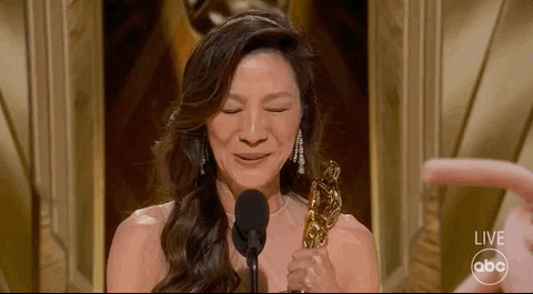 Michelle Yeoh Thank You GIF by The Academy Awards