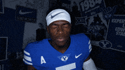 Byu Football Mind Blown GIF by BYU Cougars