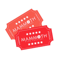 MammothFilmFestival california popcorn tickets film festival Sticker