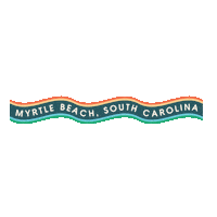 VisitMyrtleBeach vacation south carolina beaches summer vacation Sticker