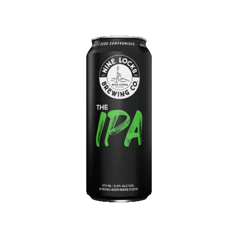ninelocksbrew giphygifmaker ipa nine locks Sticker