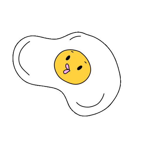 Fried Egg Comida Sticker